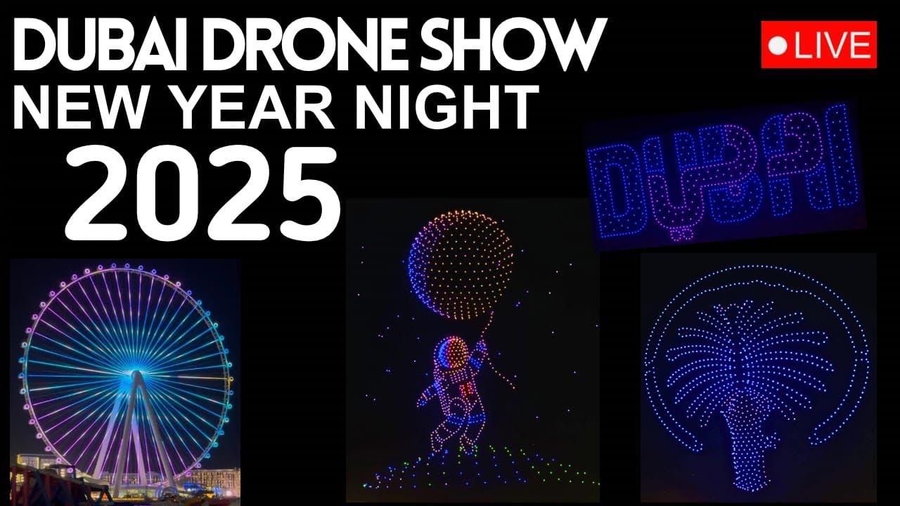 China new year drone show